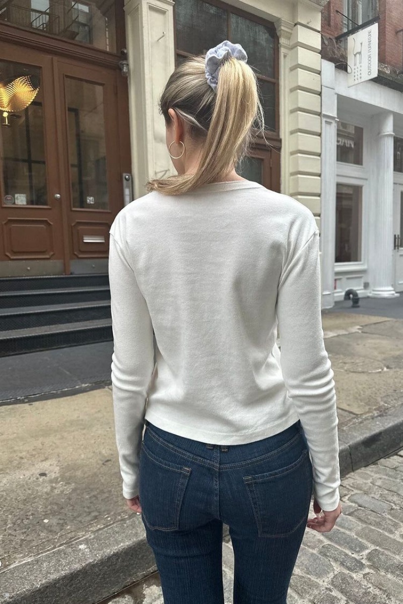 Hauts Brandy Melville Charlie 90 Blanche | JEV-52667905